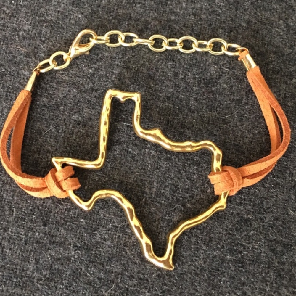 Texas Bracelet Burnt Orange and Gold 🧡💛